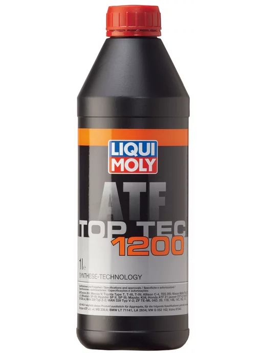 LIQUI MOLY Трансмиссионное синтетическое масло АКПП Top Tec ATF 1200 1л