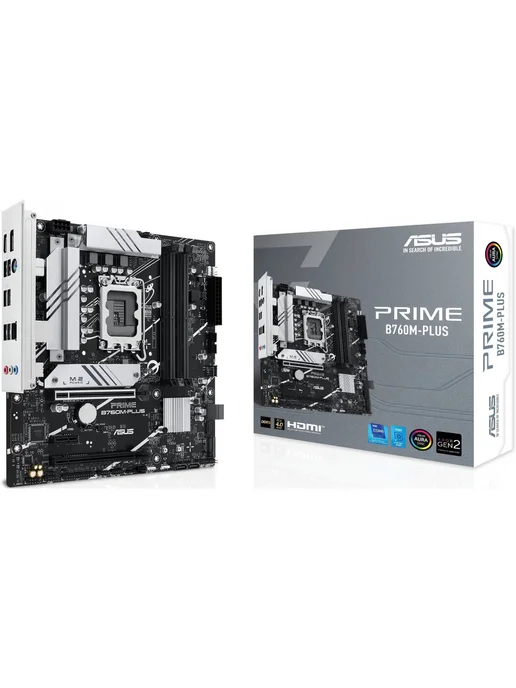 Asus Материнская плата 90MB1GY0-M0EAY0 Micro-ATX, LGA 1700 DDR5, вариант, фото 8