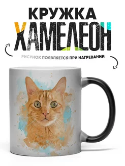 Кружка Хамелеон Рыжий кот