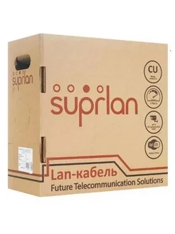 Витая пара Standard Кабель UTP 4х2х24AWG Cat.5е CU PVC In. SUPRLAN 237721831 купить за 3 060 ₽ в интернет-магазине Wildberries