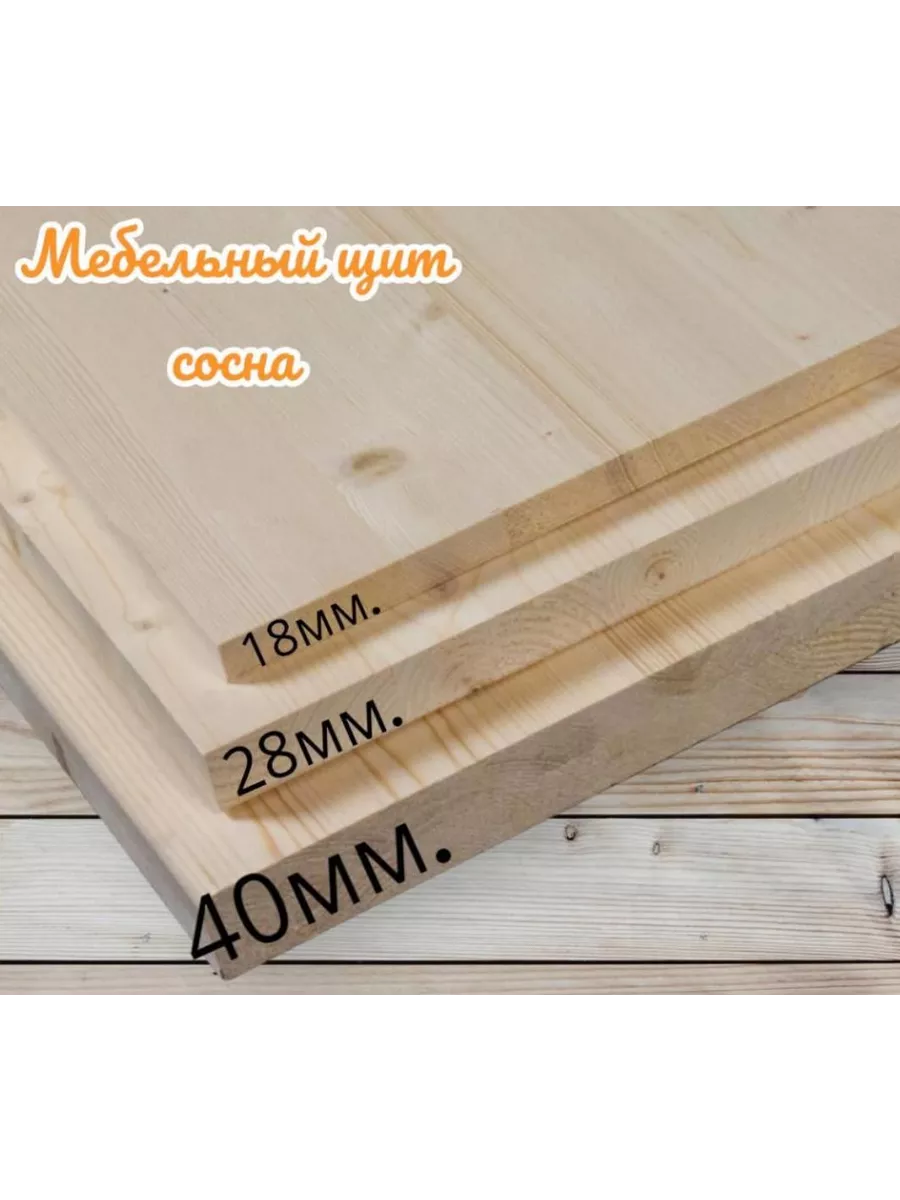 Мебельный щит сосна 18x200x1000мм Mega Wood купить по цене 1 048 ₽ в интернет-магазине Wildberries | 237723337