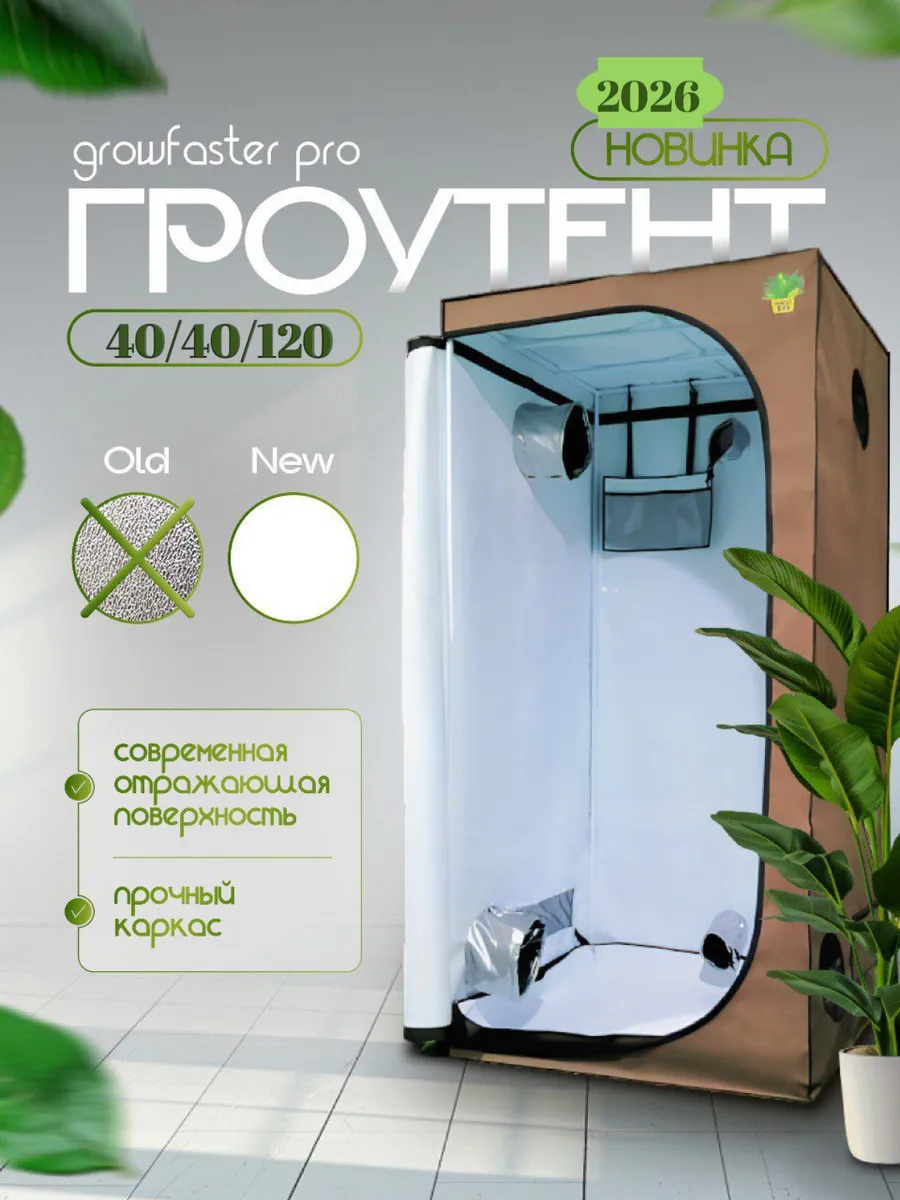 Гроутент 40*40*120 Гроубокс Pro 40 40 120