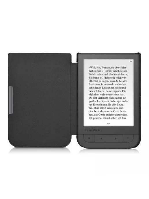 Fanoya Чехол-обложка футляр для PocketBook 631 Touch HD, голубой, фото 2