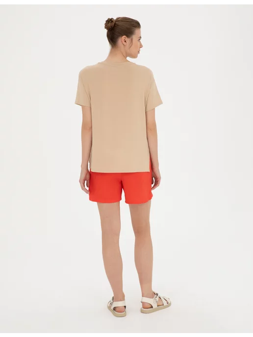 Pierre Cardin Woman Бермуды однотонные, красный, фото 4