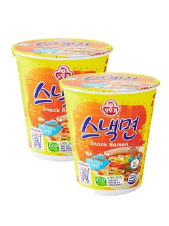 Лапша б п вкус говядины Snack Ramen Оттоги, 2 шт. по 62 г