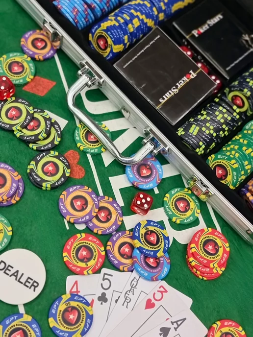Partida Покерный набор EPT Ceramic на 300 фишек профессиональный, вариант, фото 7