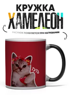 Кружка Хамелеон именная Где Аня