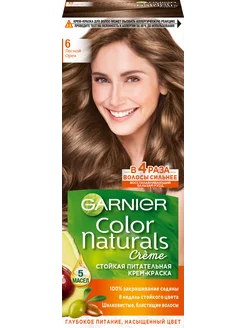 крем-краска для волос "Color Naturals",6, Лесной орех