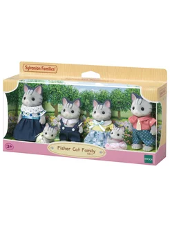 Sylvanian Family “Семья Котов рыбаков”