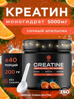 Креатин моногидрат 200гр премиум вкус апельсин GST GreenSanTe 237825383 купить за 680 ₽ в интернет-магазине Wildberries