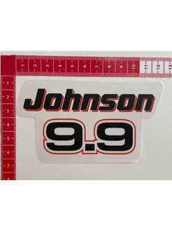 Наклейка на лодочный мотор JOHNSON 9.9