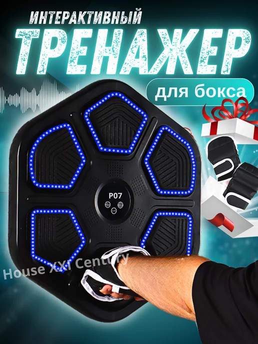 House XXI Century Интерактивный тренажер для бокса музыкальный