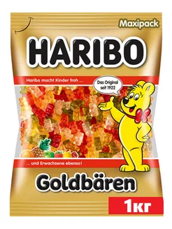 Мармелад жевательный мишки золотые 1 кг Haribo 237854418 купить за 1 258 ₽ в интернет-магазине Wildberries