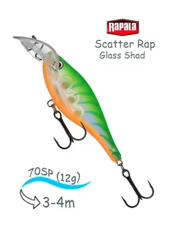 Воблер SCRGS07 GGTU Scatter Rap Glass Shad rapala 237857872 купить за 1 323 ₽ в интернет-магазине Wildberries