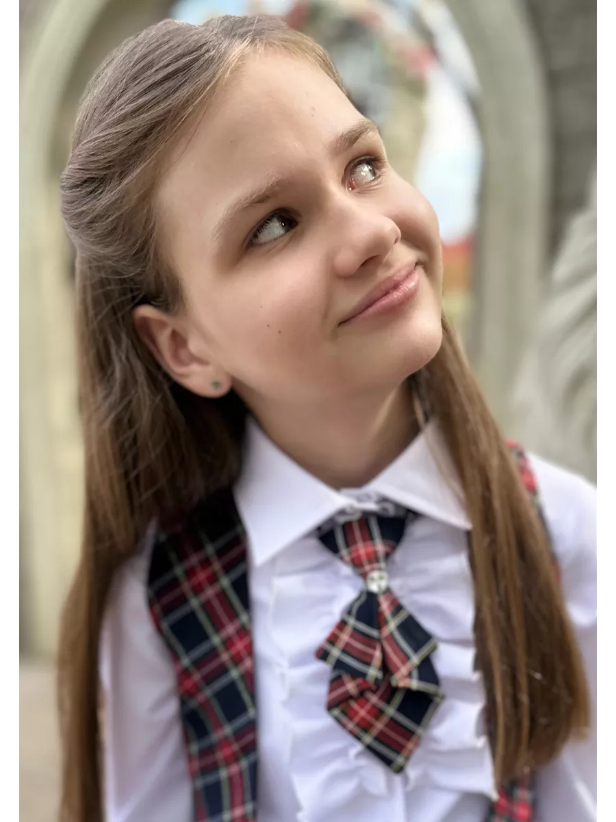 Бантик бабочка в школу