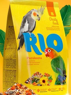 Корм для средних попугаев основной рацион, 1кг. RIO 237881822 купить за 367 ₽ в интернет-магазине Wildberries