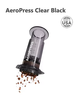 Кофеварка аэропресс AeroPress Clear Blue, черный AeroPress, Inc 237894612 купить за 4 576 ₽ в интернет-магазине Wildberries