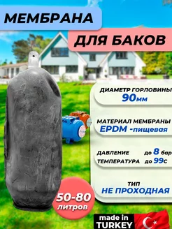 Мембрана для гидроаккумулятора 50-80 (90мм, универс.)