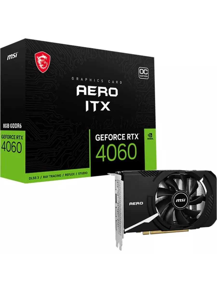 Видеокарта GeForce RTX 4060 AERO ITX OC