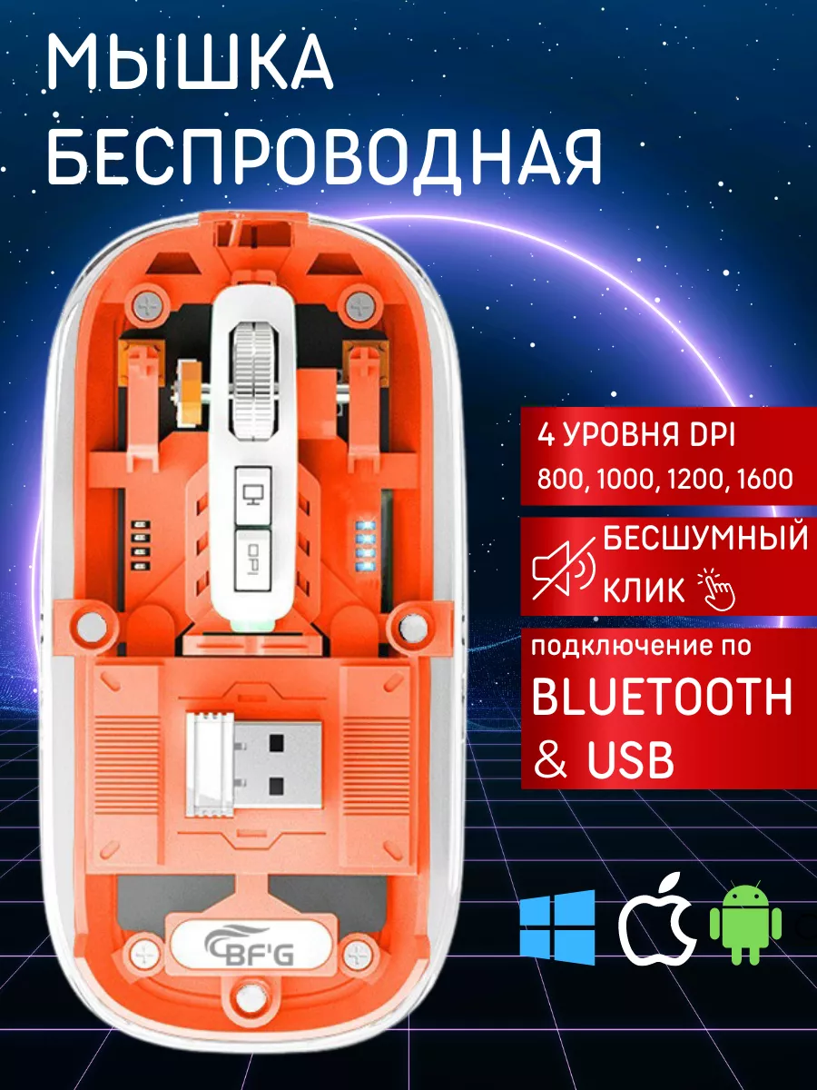 Беспроводная мышь...