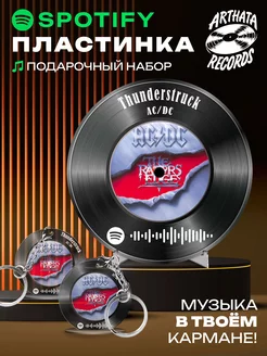 Спотифай постер AC DC, брелок AC DC - Thunderstruck