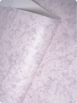 Обои бумажные с перламутром сиреневые Батик91 - 6 рулонов. Купить обои на стену. Изображение 3