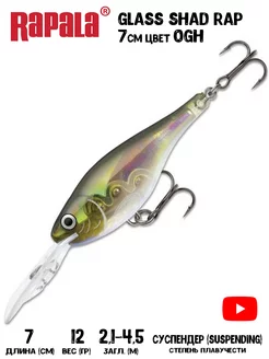 Воблер для рыбалки летом Rapala 237963119 купить за 1 401 ₽ в интернет-магазине Wildberries