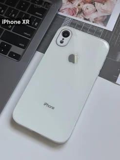 Чехол стеклянный на iPhone XR