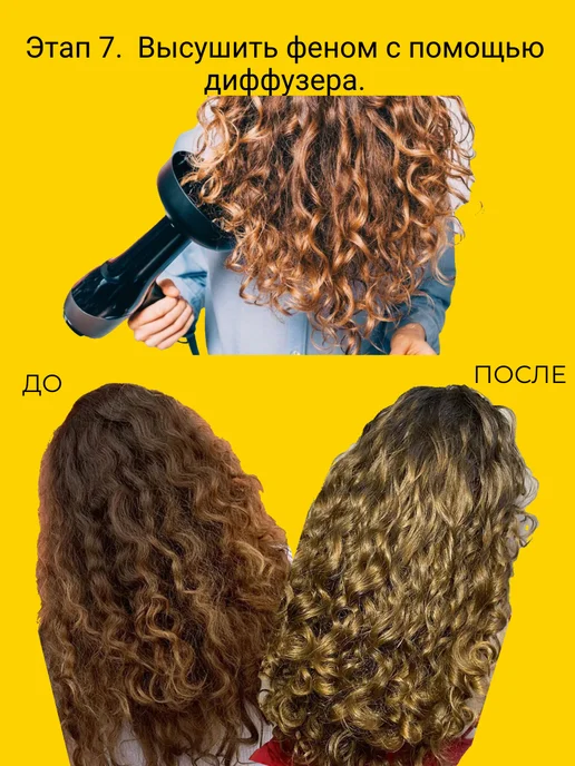 Hair Candy Расческа для укладки кудрявых волос, голубой, фото 6