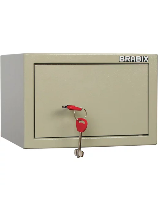 BRABIX Сейф мебельный "D-18m", 18х27х23,6 см, 5 кг, 18x27x23.6 см, 5 кг, фото 2
