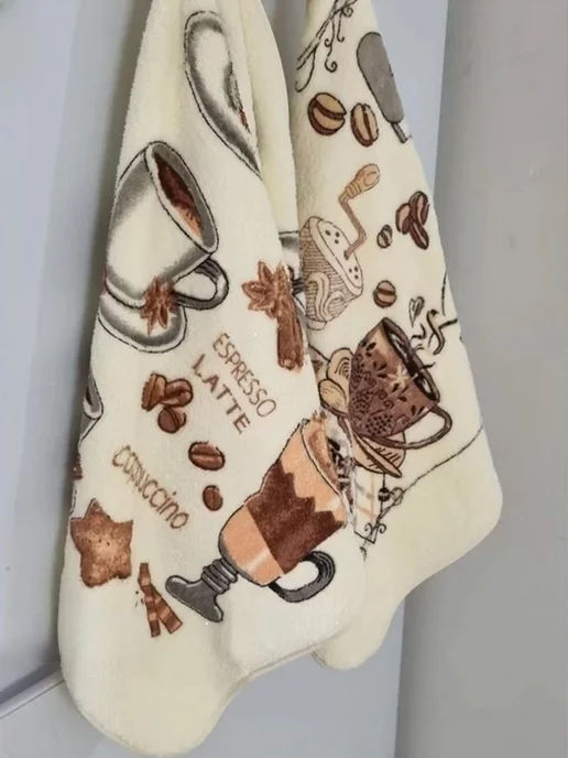 ADOL-TEX Полотенце кухонное из микрофибры 50х25 см набор 10 штук, 50x25 см, 10 шт, фото 3