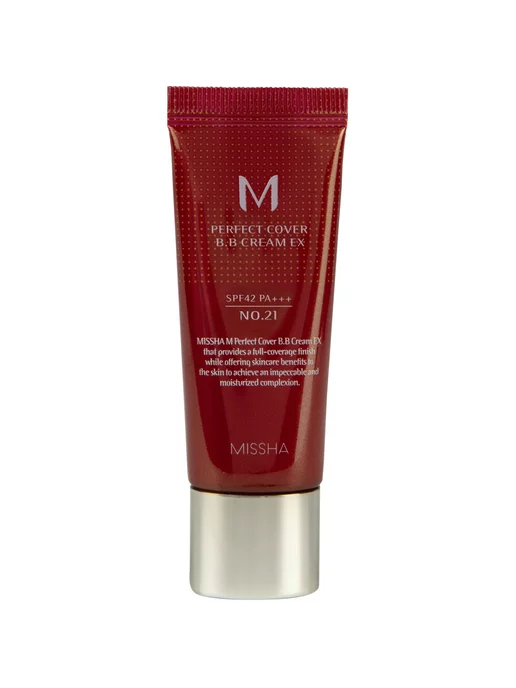 MISSHA BB крем для лица Тон 21 Perfect Cover EX 20 мл, 20 мл, фото 2