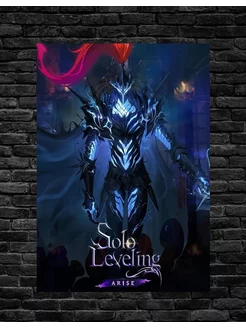 Картина на стену интерьерная металлическая Solo leveling