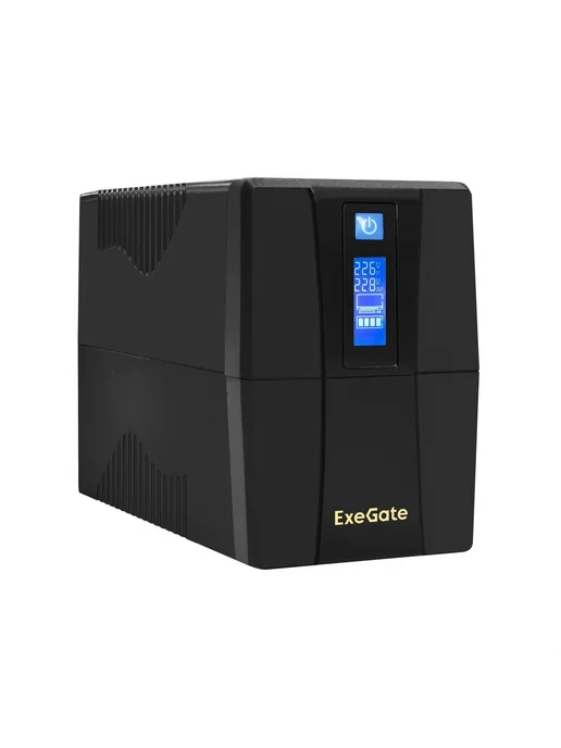 EXEGATE ИБП Power Smart ULB-800.LCD.AVR.2SH, 800 ВА 480 Вт, 480 Вт