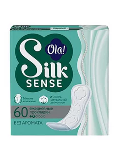 Прокладки ежедневные Silk Sense Daily 60 шт Ola! 238152623 купить за 255 ₽ в интернет-магазине Wildberries