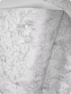 Обои бумажные с перламутром серые Батик11 - 8 рулонов. Купить обои на стену. Изображение 4