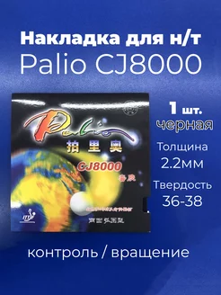 Накладка CJ8000 (черная, толщина 2.2, 36-38)