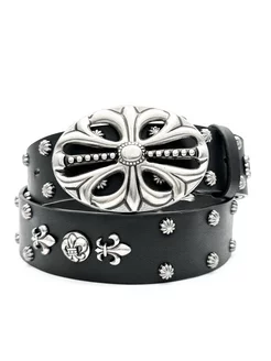 Ремень в стиле chrome hearts