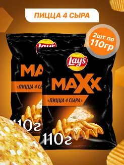 Чипсы картофельные Max, со вкусом пицца 4 сыра