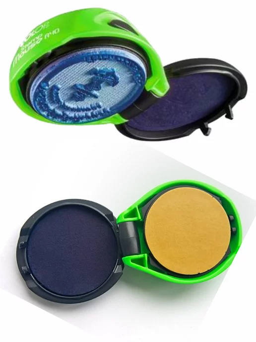 Colop Оснастка карманная Stamp Mouse R40 неон зеленый, зеленый, фото 3