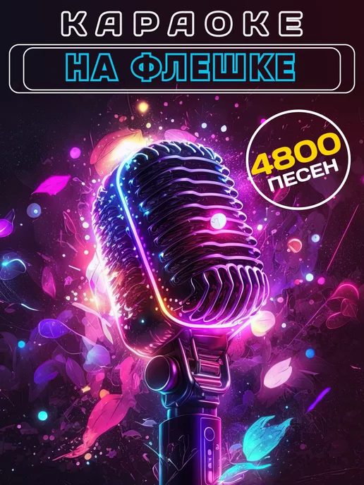 Happy Karaoke Day Караоке 4800 песен на USB Диске с Type C