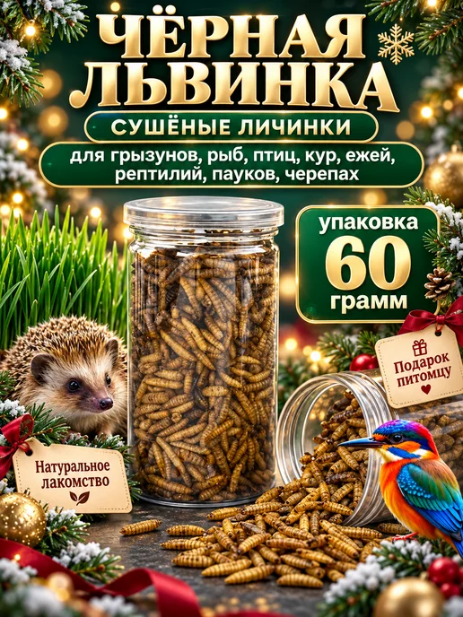 Хитрый крыс Гаммарус крупный алтайский для рыб черепах птиц 40 гр, черный, фото 8