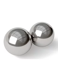 Серебристые вагинальные шарики Stainless Steel Kegel Balls