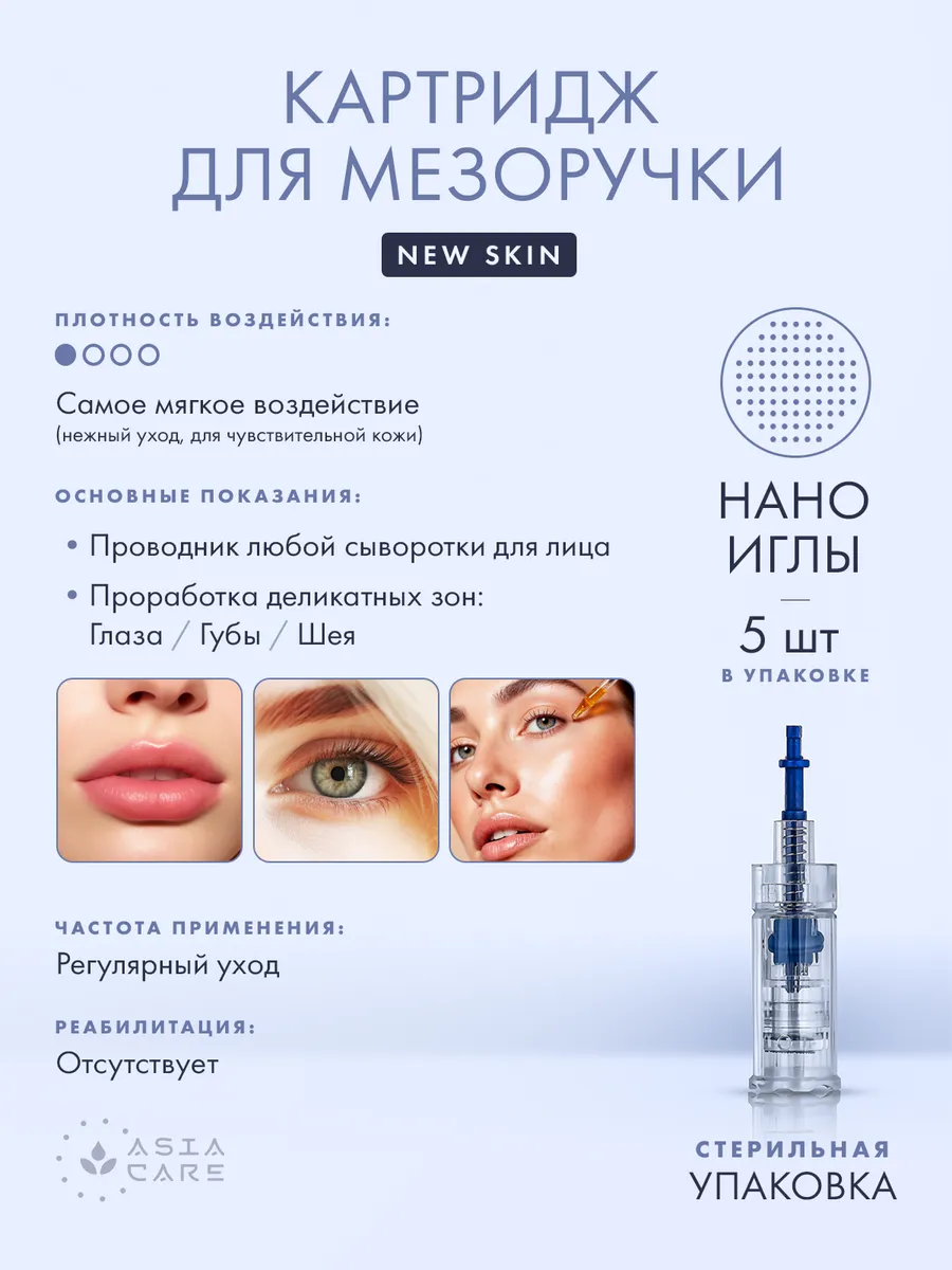 Картридж для мезоручки Нано 5 шт