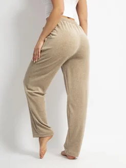 Брюки домашние теплые на резинке