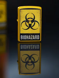 Зажигалка бензиновая подарочная с принтом Biohazard L