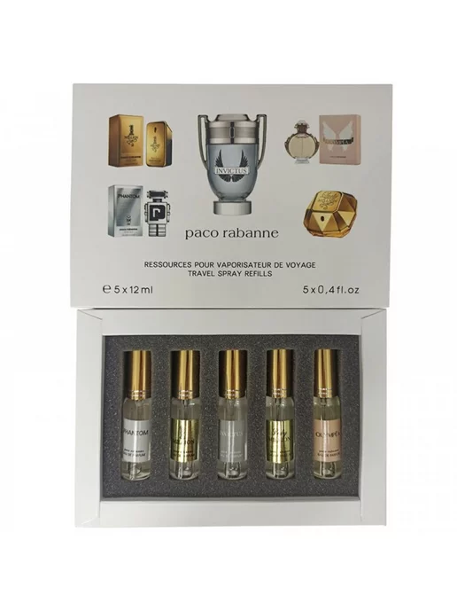 Новый аромат Подарочный набор духов PACO RABANNE 5x12мл, 5x12, фото 3