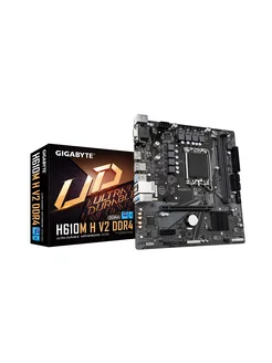 Материнская плата Gigаbitе H610M H V2 DDR4 Gigabyte 238367710 купить за 8 430 ₽ в интернет-магазине Wildberries