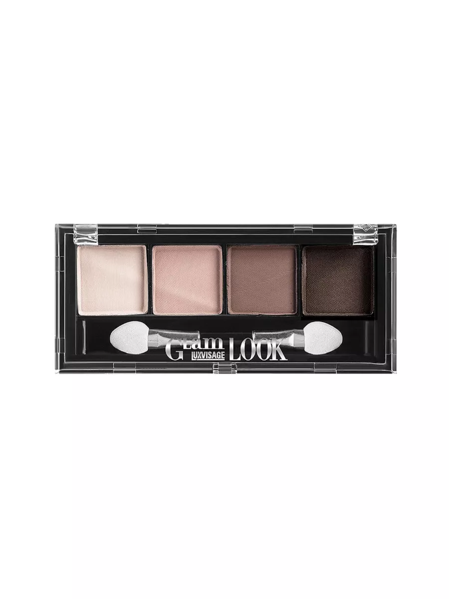 Тени для век Glam Look (4-х цветные), 01 тон кремовый