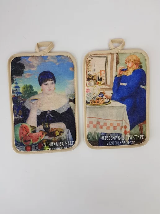 Спроси Марусю Прихватки для кухни под горячее 2шт питерские коты, 2 шт, фото 8